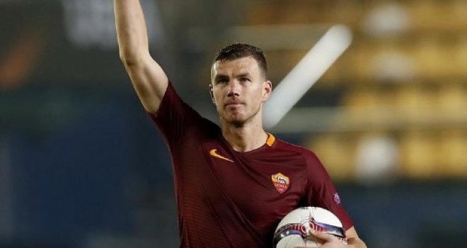 Dijamant opet rastura: Pogledajte još jednom sjajan gol Edina Džeke u susretu Roma - Torino