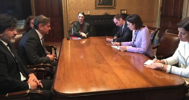 Zvizdić u Bijeloj kući sa zvaničnicima SAD-a