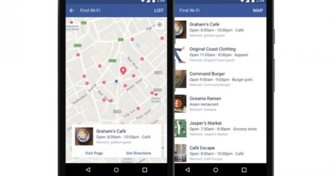 Nova opcija na Facebooku: Od sada jednim klikom možete da nađete besplatan WiFi