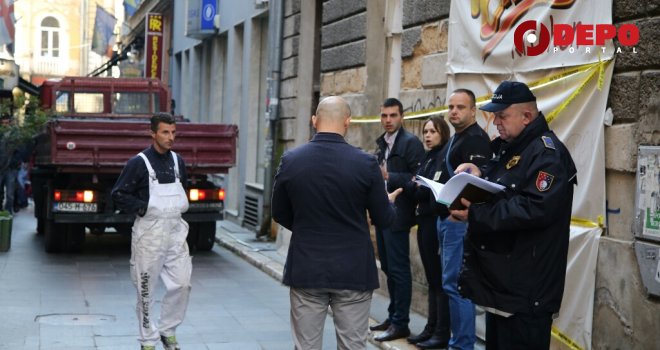 Foto raport s lica mjesta: Ovako je izgledala deložacija Denisa Stojnića iz diskoteke u centru Sarajeva!