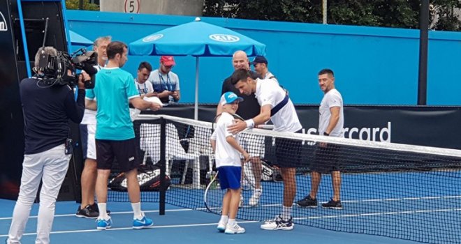 Dječak porijeklom iz BiH na turniru Australian Open 'pobijedio' Novaka Đokovića