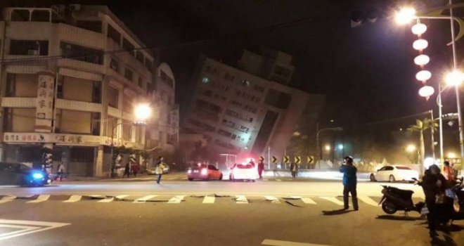 Potres magnitude 6,4 na Tajvanu izazvao jezive prizore: Ima mrtvih i povrijeđenih, rušile se zgrade...