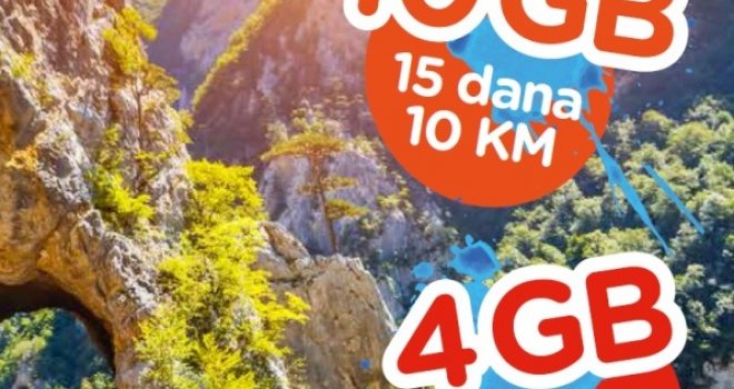 Izaberite svoj 'Dopuna:Start paket' - 4GB za 4KM ili 10GB za 10KM?