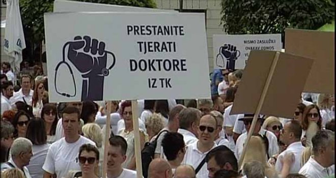 Otkazima ljekara počeo civilizacijski sumrak: Danas potpisivanje kolektivnih otkaza u TK