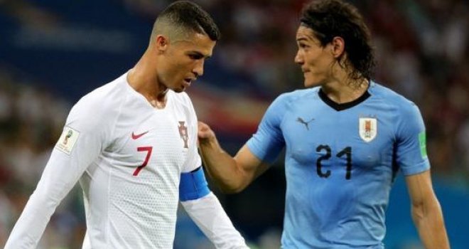 I Ronaldo se vraća kući: U suzama napustio teren, majstor Cavani zabio dva gola i odveo Urugvaj u četvrtfinale!