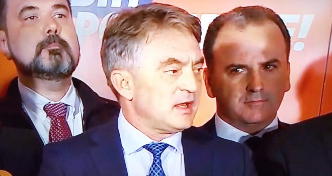 Komšić proglasio pobjedu: 'Ja sam vaš predsjednik, bez obzira jeste li glasali za mene ili ne'