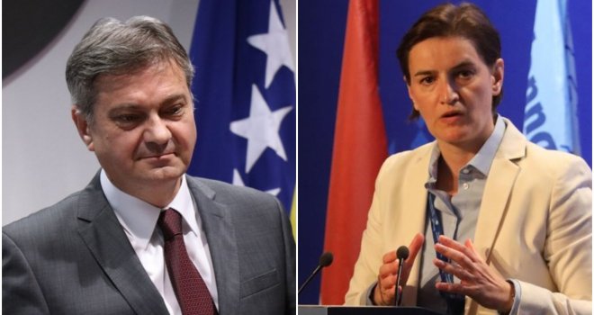 Denis Zvizdić i Ana Brnabić u telefonskom razgovoru: Trebaju li Sarajevo i Beograd uzvratiti Prištini istom mjerom?!