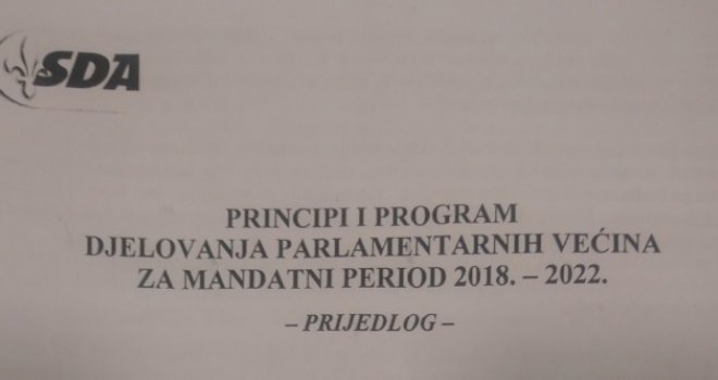 Izetbegović predstavio javnosti: Ovo je sadržaj programa SDA za naredne četiri godine