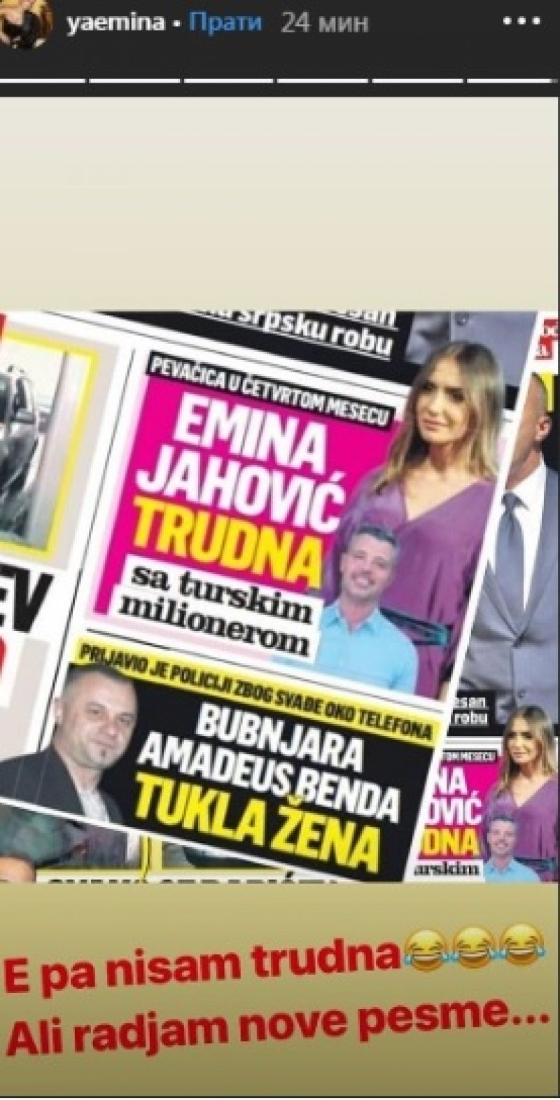 emina-jahovic-trudnoca