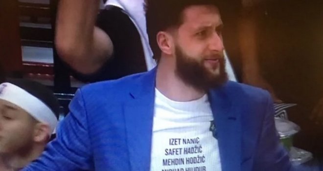 Nurkić majicom s imenima bosanskih ratnih heroja razbjesnio Srbe: 'Zovu me Zvijer s razlogom'