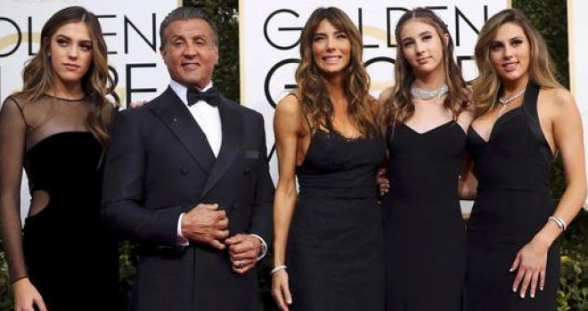 Sylvester Stallone s porodicom stigao u Split