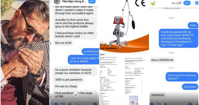 'Teško dobavljivi' respiratori dostupni i na Facebooku: Kako je Fikret Hodžić iskoristio svoje 'veze'