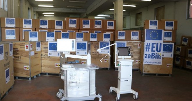 Još respiratora stiže u BiH: Medicinska oprema vrijedna 1,3 miliona za borbu protiv korona virusa