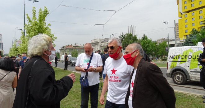 Policija saslušava predsjednika SUBNOR-a Seju Đulića zbog antifašističkih protesta u Sarajevu!