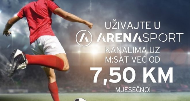 Ovdje možete uživati u Arena Sport kanalima, a ne morate imati kablovsku mrežu: Dostupno svima već od 7,50 KM 