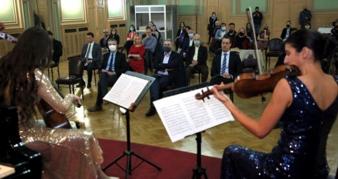 U Sarajevu upriličen koncert Napretkovog tria 'Musica Salinea'