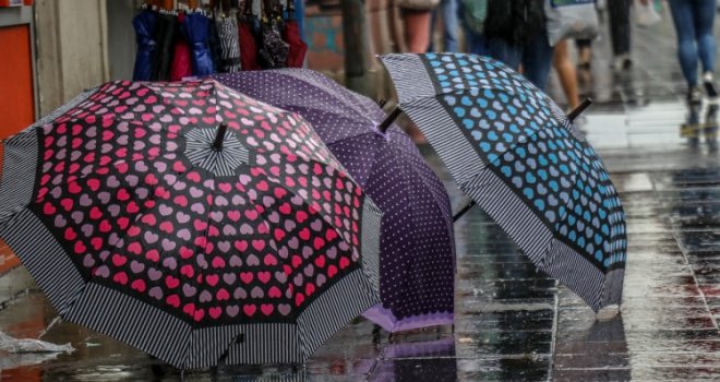 Naredna četiri dana kišno i tmurno, evo kada bi se u BiH moglo razvedriti 