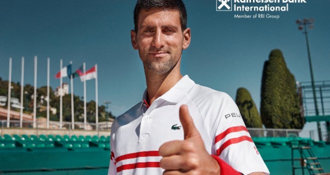 Novak Đoković odabrao svoju banku i postao ambasador brenda za Raiffeisen Bank International