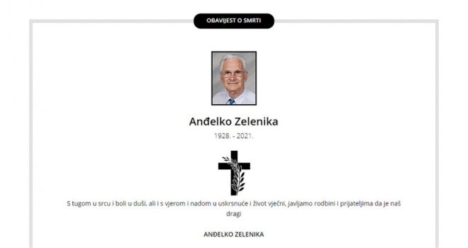 Preminuo Anđelko Zelenika, stručnjak u području istraživanja i zaštite stećaka