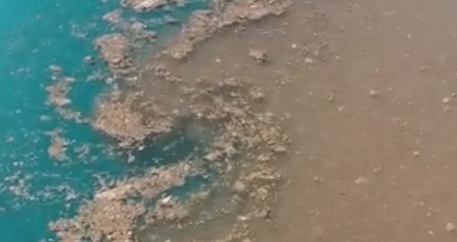 Uh, opet fekalije u Jadranu! Čim puhne vjetar, sve ide u more kraj glavne gradske plaže, širi se nesnosan smrad!  
