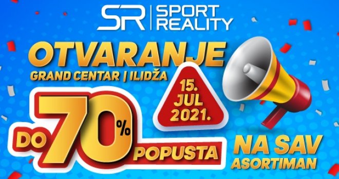 Nova radnja u Sarajevu, popusti do 70%: Od 15. jula 'Sport Reality' sa boljom ponudom sportske odjeće i obuće