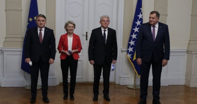 Ursula von der Leyen se sastala sa članovima Predsjedništva BiH