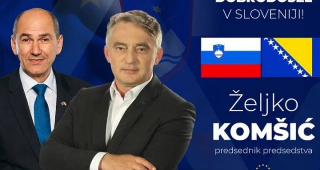 Željko Komšić danas predstavlja BiH na velikom samitu u Sloveniji