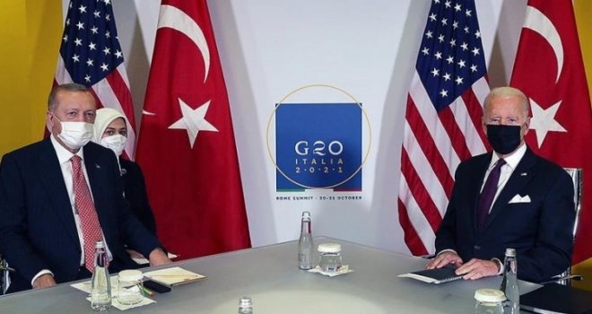 Erdogan i Biden susreli se u Rimu: Sastanak protekao u pozitivnoj atmosferi, a razgovaralo se o...