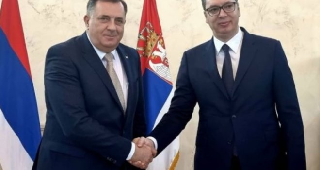 Danas u Beogradu sastanak Aleksandra Vučića i Milorada Dodika