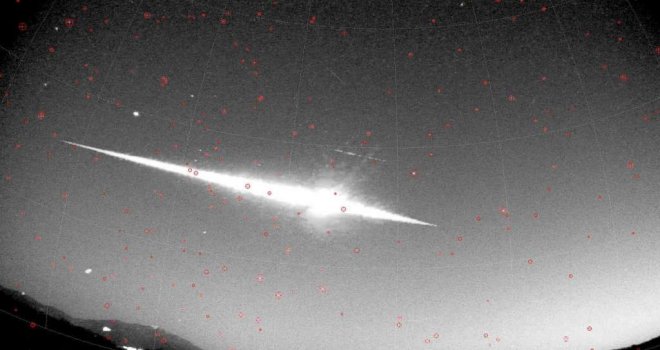 Iznad Hrvatske izgorio meteor sjaja poput mladog Mjeseca