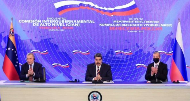 Maduro: Venecuela stoji snažno uz Rusiju i predsjednika Putina