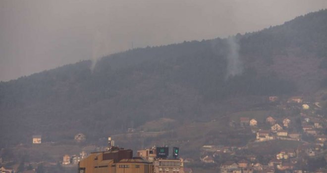 Lokalizovan požar na Zmajevcu iznad Zenice, ali je još aktivan