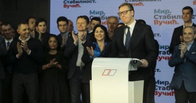 Prebrojano 86 posto glasova, Vučić i dalje iznad 60 posto