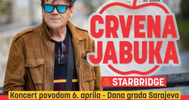 Poklon građanima Sarajeva: Koncert Crvene jabuke večeras u Domu mladih