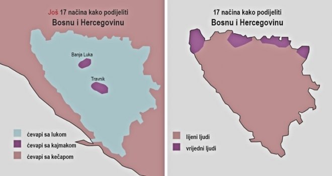 Sarajlija predložio originalne načine kako podijeliti Bosnu i Hercegovinu: Kako su Emirove 'podjele pomirile' državu