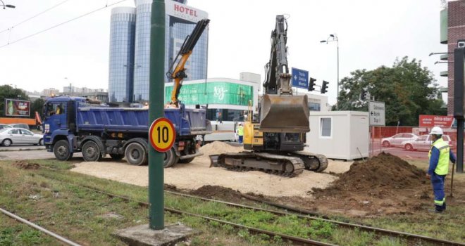 Na raskrsnici u Nedžarićima od sutra obustava saobraćaja zbog rekonstrukcije tramvajske pruge