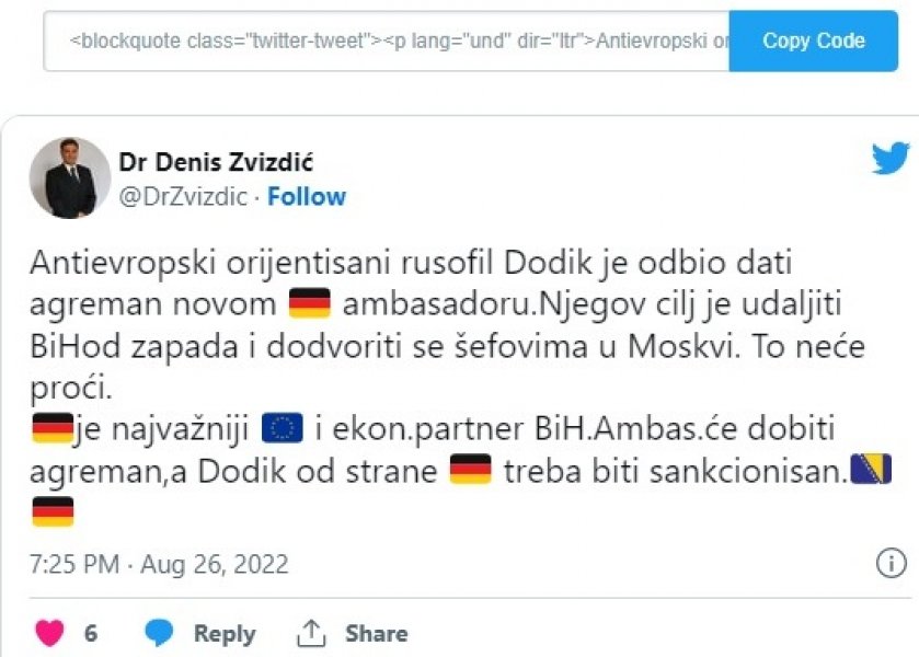 zvizdic-poruka-dodiku