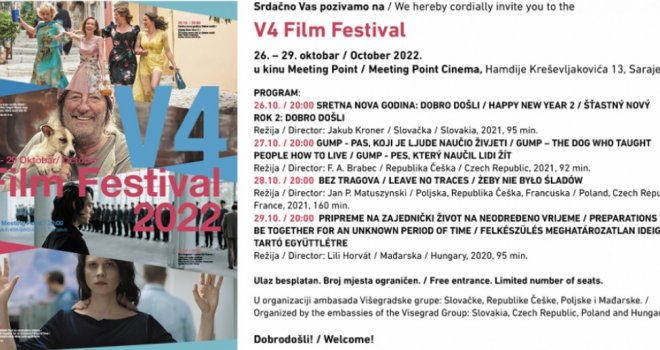 V4 Film Festival počinje večeras slovačkim filmom 'Sretna nova godina: Dobro došli'