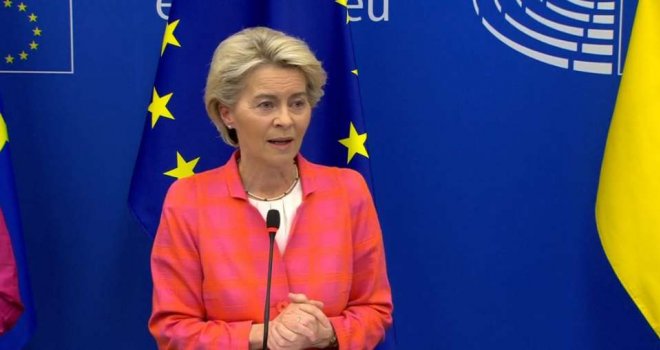 Von der Leyen nam u pismu poručila: Okrenite novu stranicu, kandidatski status znači da od BiH imamo visoka očekivanja!