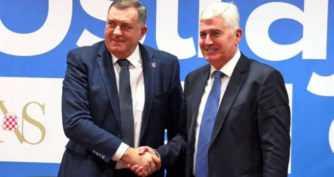 Dodik i Čović o vlasti na državnom nivou