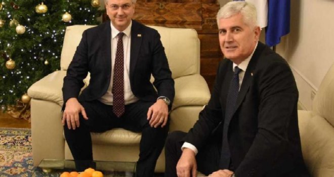 Čović zahvaljivao na podršci hrvatskom narodu u BiH, Plenković izrazio zadovoljstvo stabilizacijom političkog dijaloga