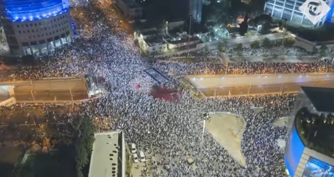 Nezadovoljstvo kulminiralo: Ogromni protesti u Izraelu, na ulice izašlo skoro pola miliona ljudi