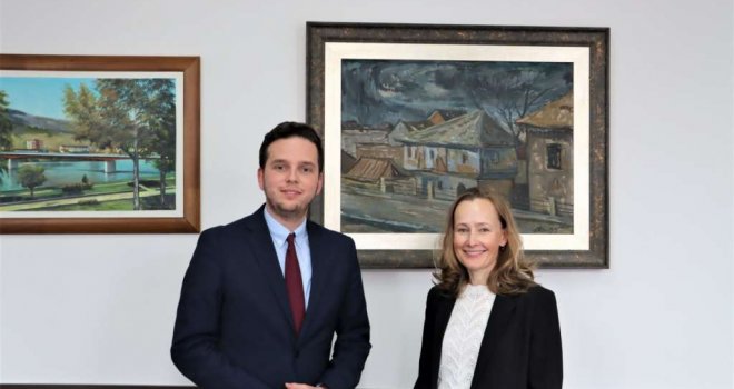 Uk i Lepp razgovarali o uspostavljanju saradnje Vlade KS i Razvojne banke Vijeća Evrope