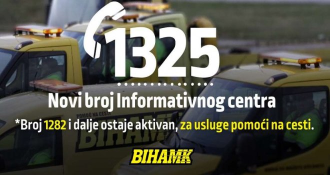 Izmijenjen pozivni broj Informativnog centra BIHAMK-a