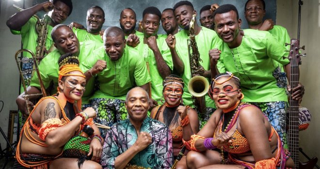 Femi Kuti & The Positive Force ispred Narodnog pozorišta u Sarajevu 22. jula