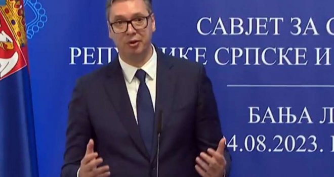 Vučić prkosno: Kod nas su sve osobe iz RS-a pod američkim sankcijama dobrodošle