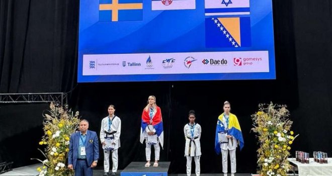 Avdagić osvojila bronzu na evropskom seniorskom taekwondo prvenstvu u Talinu