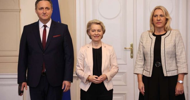 Von der Leyen doputovala u Sarajevo, evo s kim se sve sastala