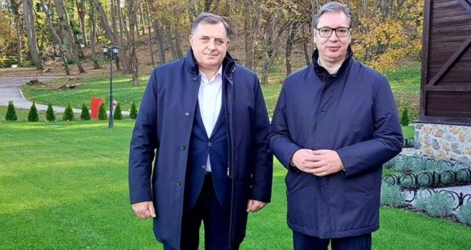 Vučić i Dodik razgovarali o zajedničkim projektima Srbije i Republike Srpske