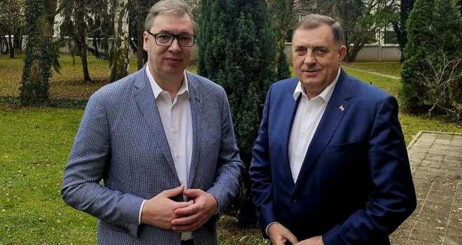 Sastali se Vučić i Dodik: 'Odličan razgovor, ovo je naš posljedni susret pred...'